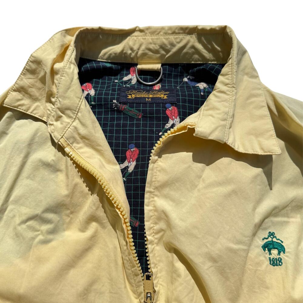 vintage Medium brooks brothers golf windbreaker jacket